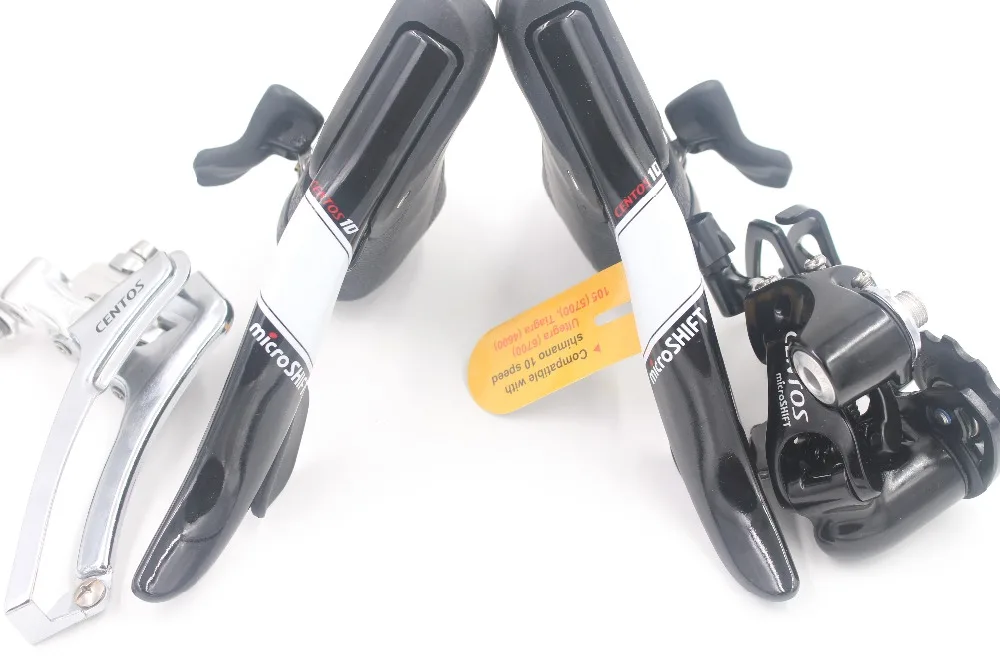 

New Microshift Centos Double 10 Speed Group Set Hidden Cables Compatible for Shimano 6700 105 5700