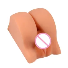 Male Masturbators Toys 3D Realistic Big Ass Silicone font b pussy b font Penis pump Blowjob