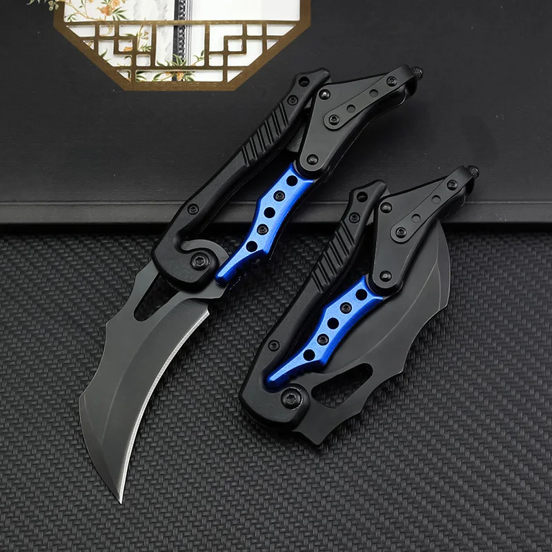 Складной карманный нож karambit из нержавеющей стали портативный механический с