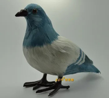 

23x16cm toy simulation animal dove model toy ,polyethylene&furs Resin handicraft,decoration gift, A723