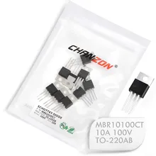 (10 Pcs) MBR10100CT Barriera Schottky Raddrizzatore A Diodi 10A 100 V TO-220AB (A-220) 10 Amp 100 Volt MBR10100 CT