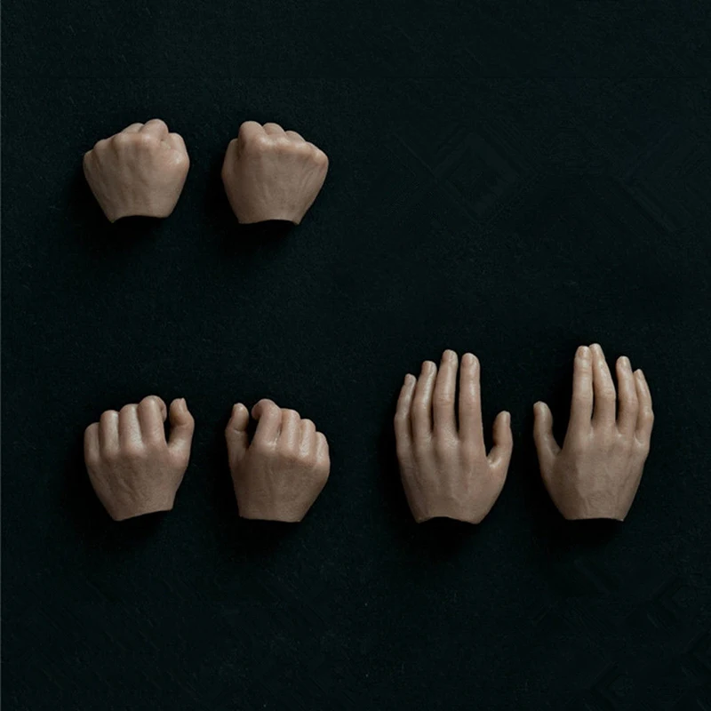 

3 Pairs New 1/6 Scale Man Hand Model for 12" Male Action Figure Body