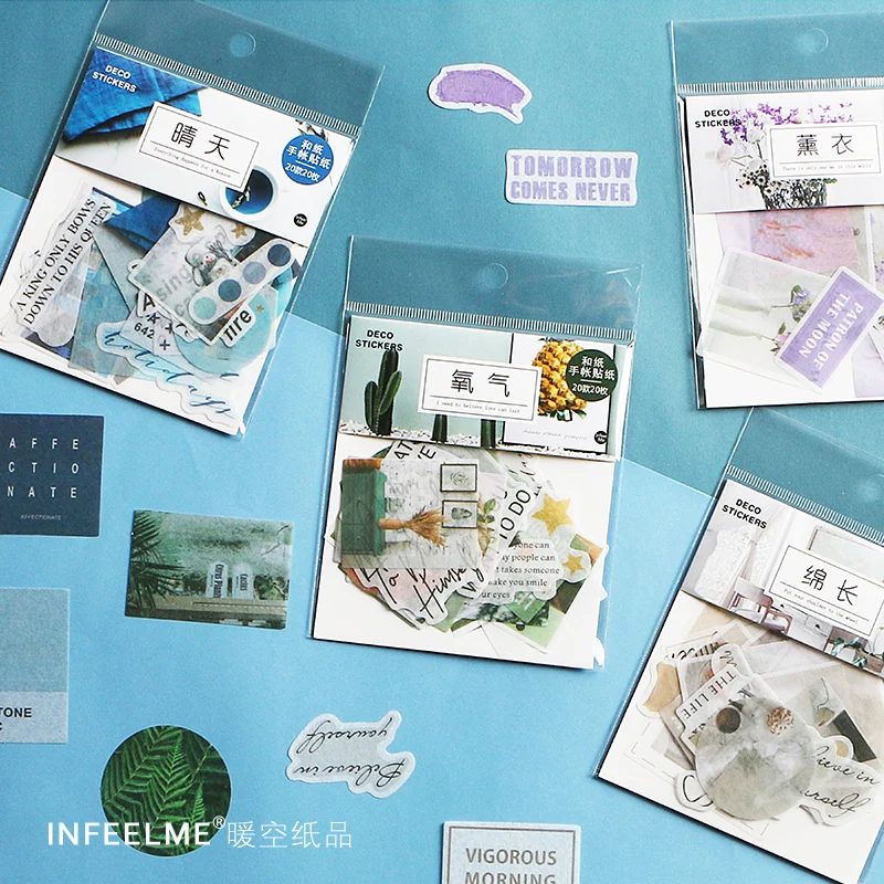 

Photo 20Pcs\DIY Cute Creative Personality Sticker Album Decoration Diary Calendar Scrapbook Student Stationery Office Supplies