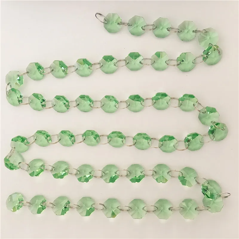

Peridot 14mm 100 Meters Crystal Octagon Beads Chain Pendatns For Toy Embellishment Offer