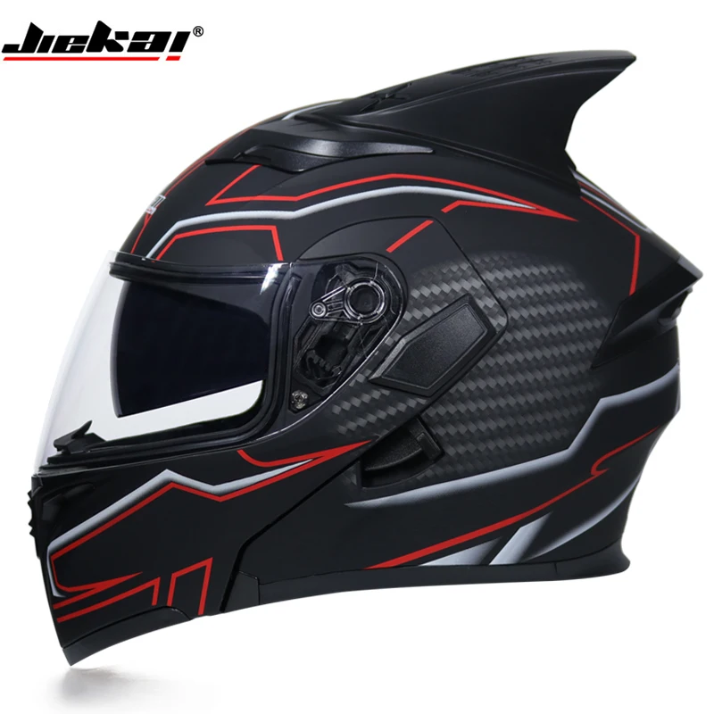 

NEW DOT ECE JIEKAI 902 Motorcycle Flip up Winter helmets Safety Racing Motocross Capacete Quad Dirt Bike helmet