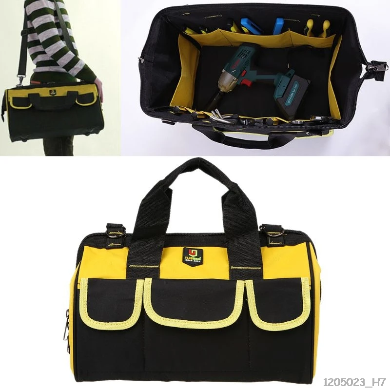 

Multifunctional Portable Electrical Repairing Tool Kit Large Capacity Oxford Cloth Bag Shoulder Case For Plumber Electrician