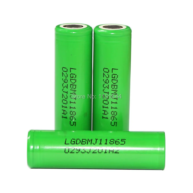 6 шт./лот, 3,6 V INR18650 Mj1 18650 3500mAh 10A батарея непрерывного разряда для LG