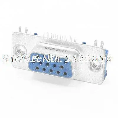 

DB15 3 Line D-sub PCB Mounting Connector Female Plug VGA Socket