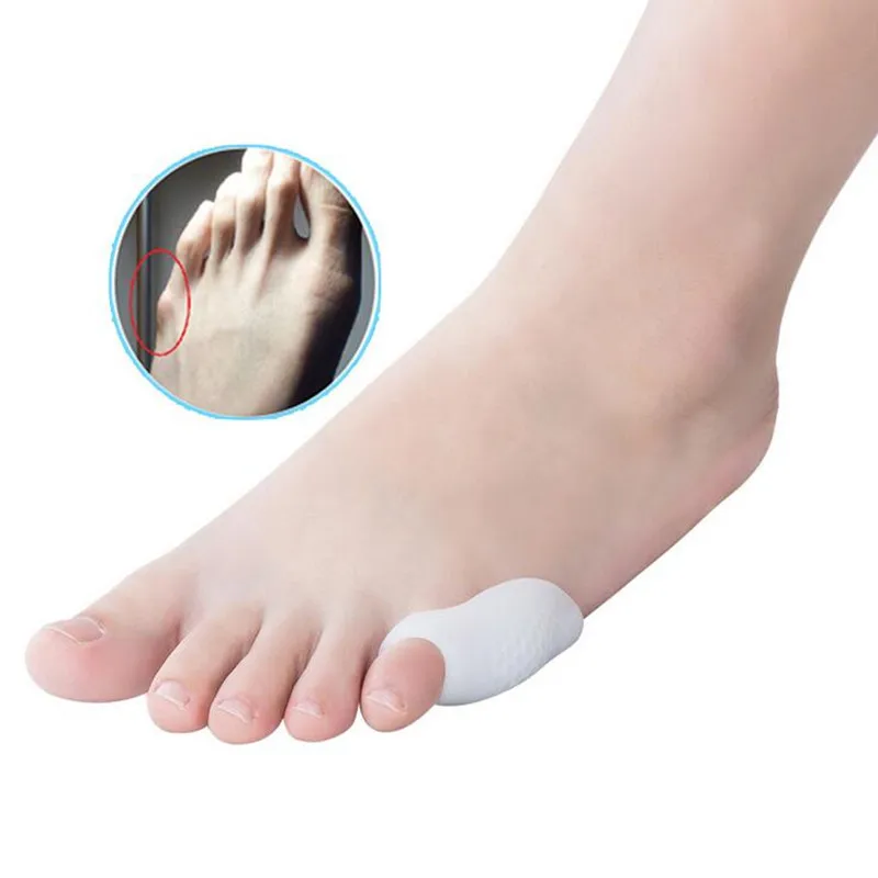 

1 Pair Little Toe Thumb For Daily Use Hallux Valgus Silicone Gel Toe Bunion Guard Foot Care Little Toe Separator Pedicure Tools