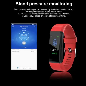 

Kuulee BT Smart Watch Wristband Bracelet Pedometer Sport Fitness Tracker Smart Bracelet Wristband Notification