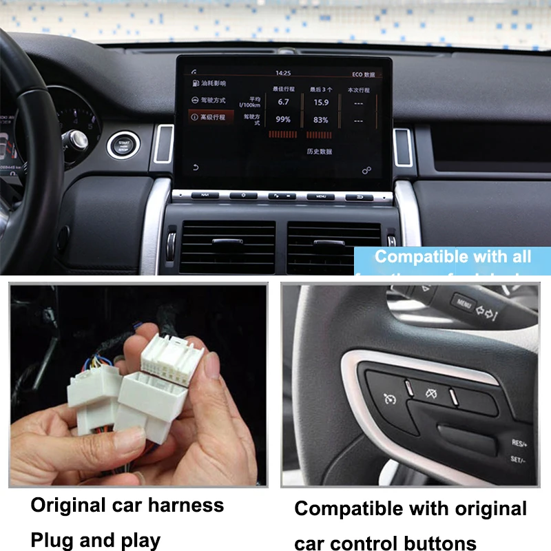 Sale Liislee Car Multimedia Player NAVI For Land Rover Discovery Sport 2014~2018 Car Radio Stereo GPS Navigation 3