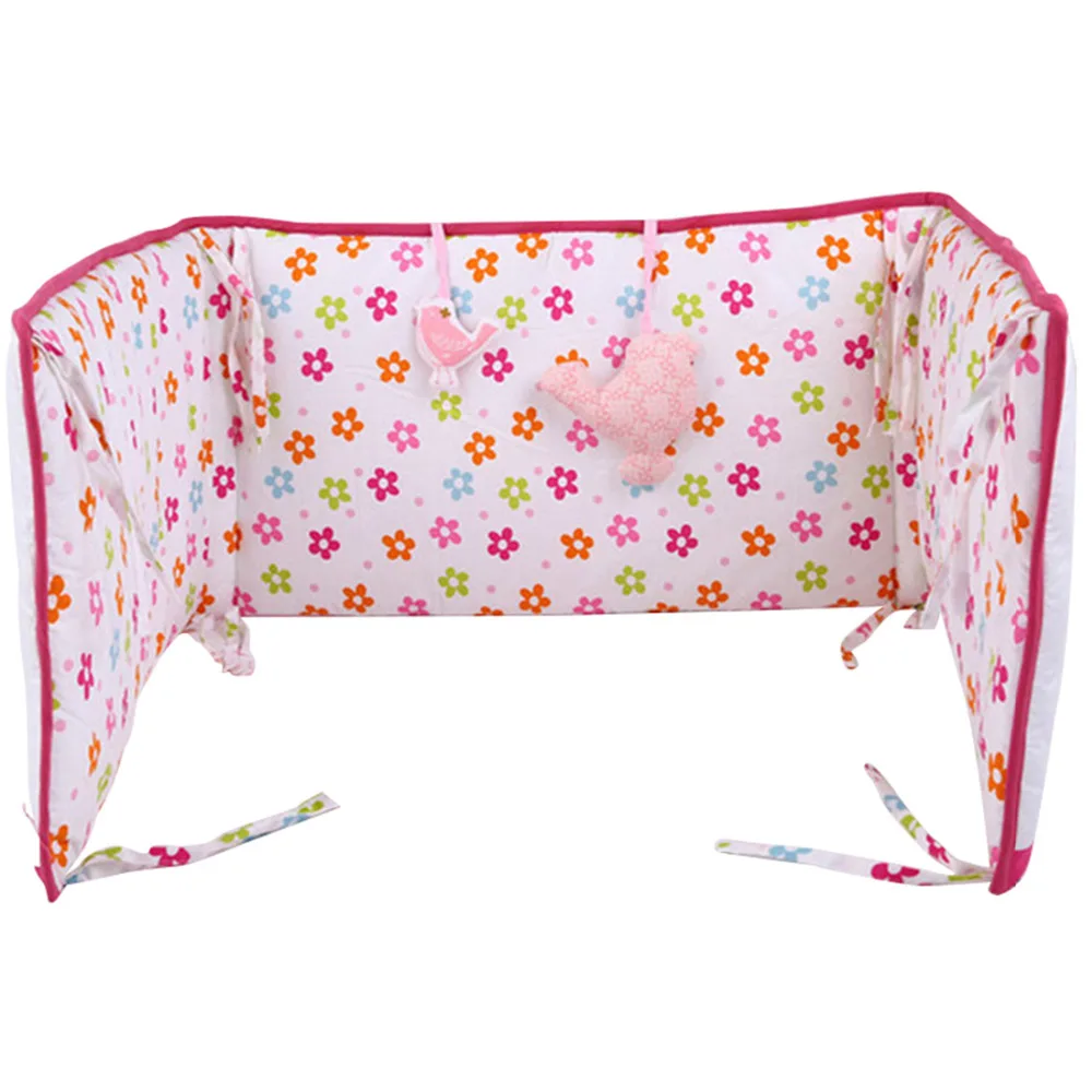 Hot Baby Bumper Bed Around Bumper Cartoon Cot Bumpers Breathable Crib