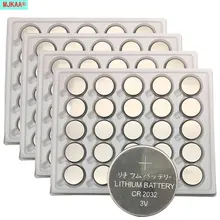 100pcs 3V CR2032 Lithium Button Cell Battery BR2032 DL2032 ECR2032 CR2032 Button Coin Cell Battery for