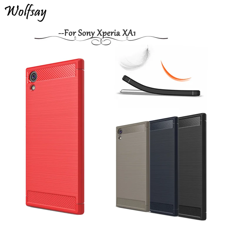 Чехол Wolfsay для Sony Xperia XA1 мягкий чехол из ТПУ прочная броня (XA 1) G3116 G3125 |
