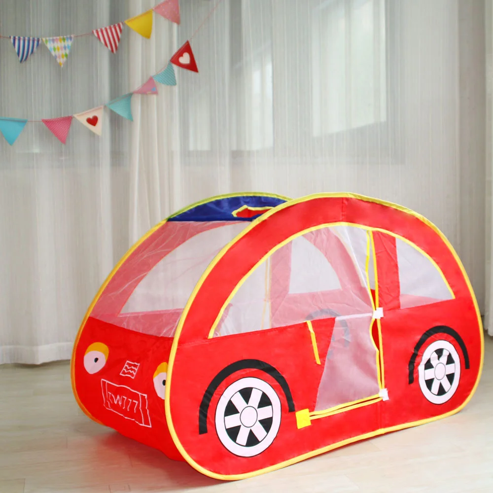 

Funny design ocean Ball Pool Game Play House Children's car tent Cute car shape Outdoor Space For Kids Baby boys girls play