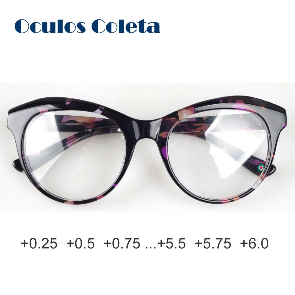 Italian acetate reading glasses for women 0.25 0.5 0.75 1 1.25 1.5 1.75