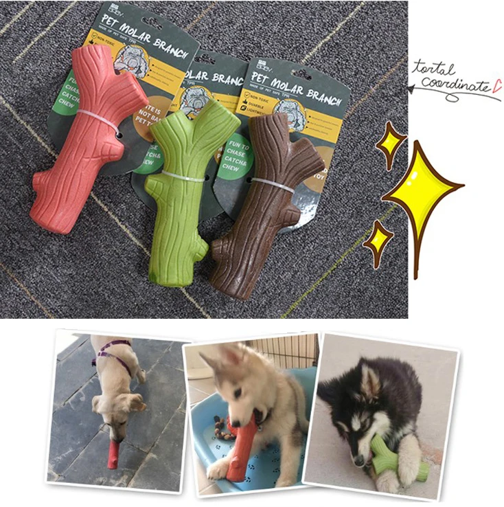 

Natural rubber material pet chew toy dog Teethers tooth cleaning pet Dentifrices dog toy