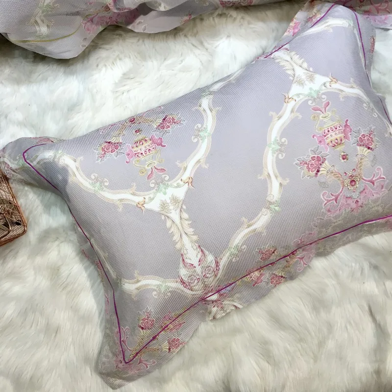 Waliicorners 4pcs Collection Floral print Duvet cover 100%Cotton Soft Bedding Set queen size king Bed sheets or fitted sheet pillow shams 45 IMG_6622