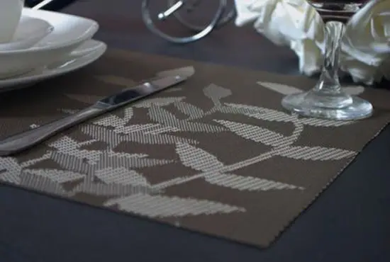 Новые 4 шт. кухонные пластиковые листья салфетки винтажные изоляционные