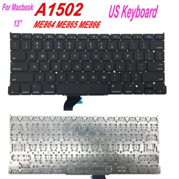 

A1502 US Layout Keyboard For Macbook Retina Pro 13" AP11 AC07 Keyframe 2013 2014 2015 A1502 Laptop English Keyboards Replacement
