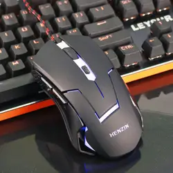 Профессиональная игровая мышка 3200 dpi светодиодный оптический 6 кнопок USB Проводная игровая мышь для компьютера ноутбука геймера мыши
