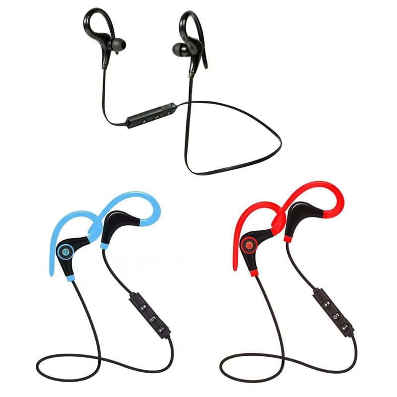 Беспроводные наушники Bluetooth 4 1 с крючком спортивные легкие басами для