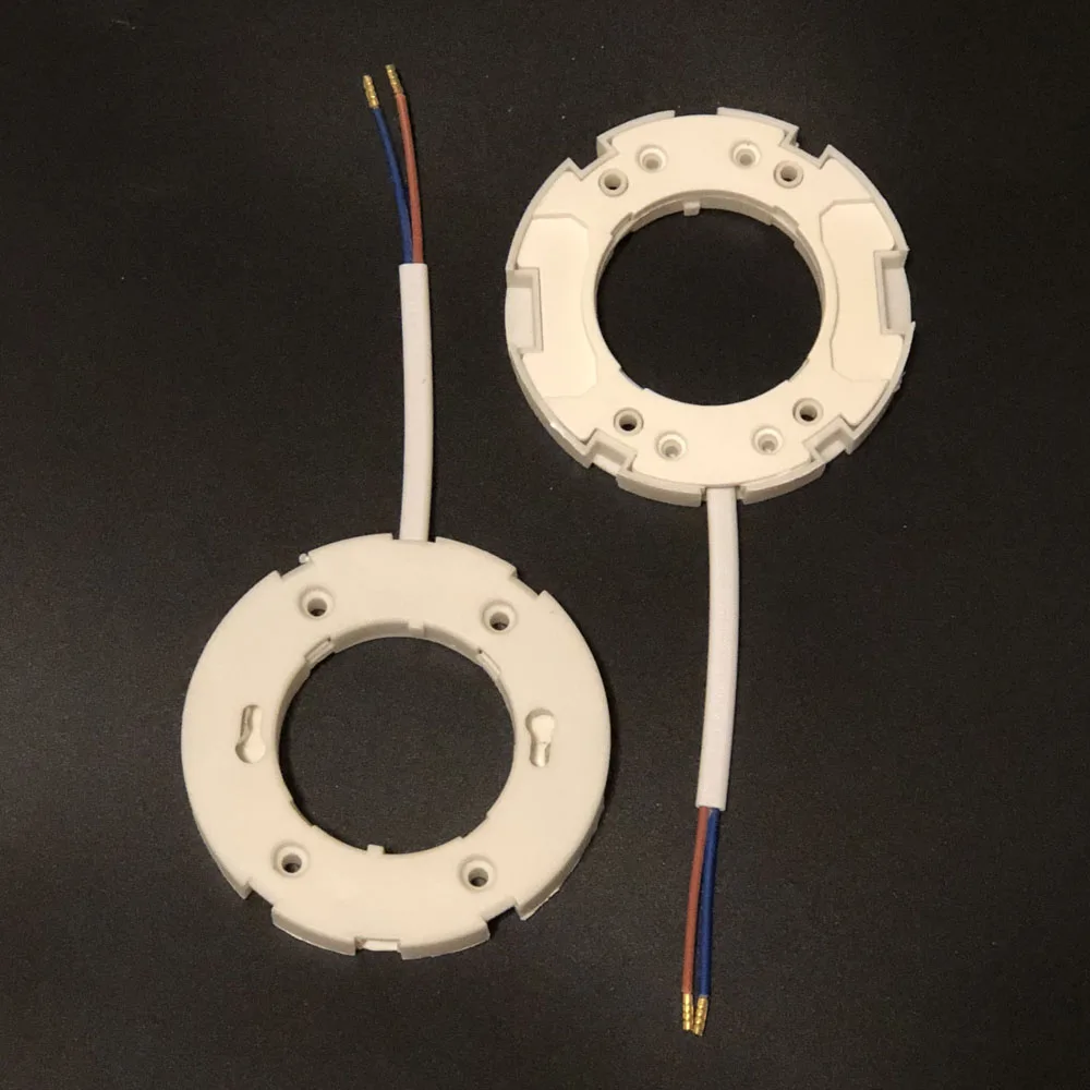 Высокое качество GX53 Цоколи держатель медный провод ABS для gx53 светодиодные лампы