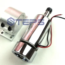 300 Вт мотор шпинделя DC12-48V, 48V-12000r/мин, 0.3KW мотор шпинделя для фрезерного станка с ЧПУ+ ER11 сбор+ кронштейн