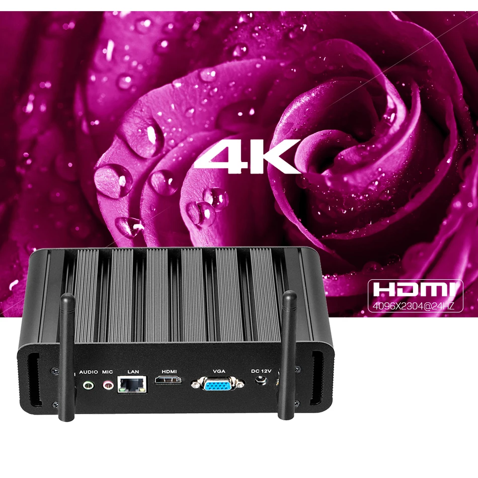  XCY Mini PC i7 7500U i5 7200U i3 7100U Windows 10 Compact Desktop PC 4K UHD HTPC HDMI 300M WiFi 6xU