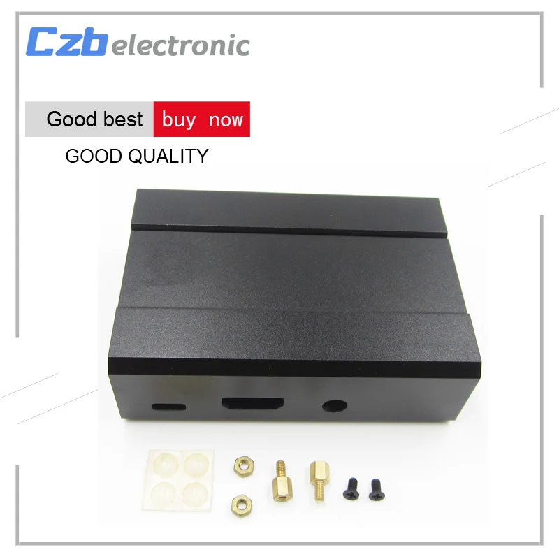 Premium Aluminum Alloy Metal Case Shell Enclosure Box For Raspberry Pi 3 Model Pi 2 B Model B+
