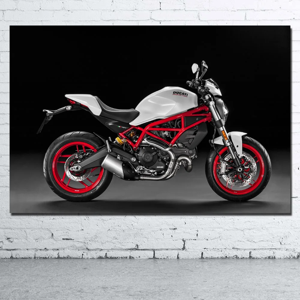 Сделай сам в рамке Картины Superbike Ducati Monster 797 Мотоцикл Спортивные настенный