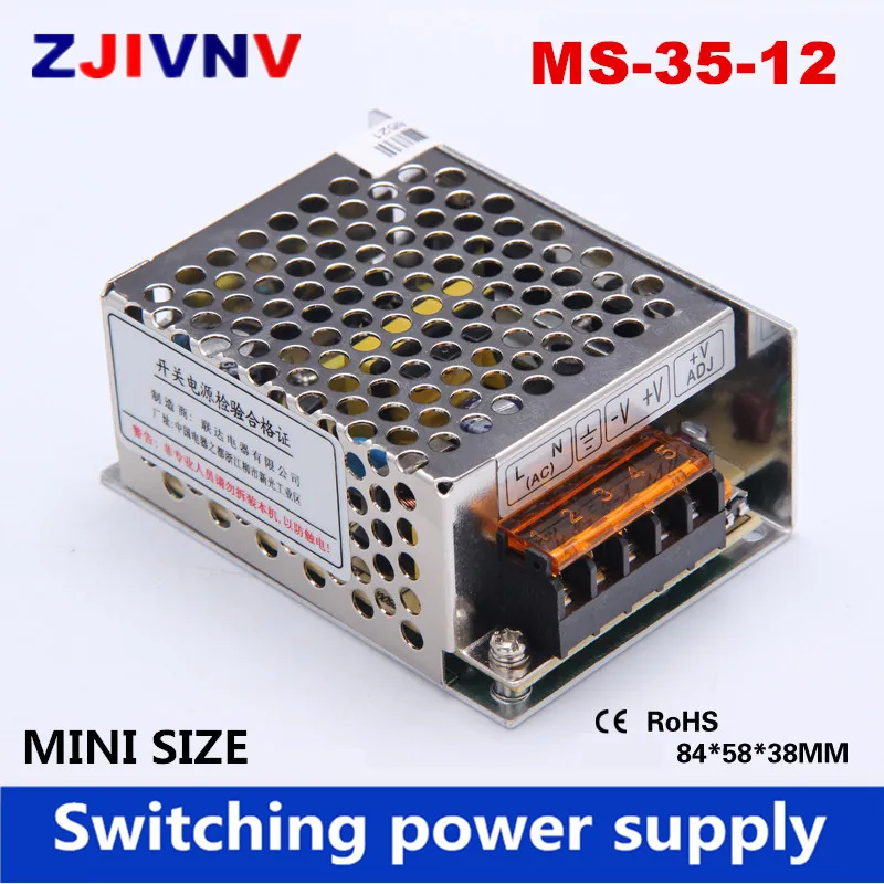 35W 12V 3a Smaller Volume MINI led driver mini switching power supply min switch size ac to dc smps (MS-35-12) | Обустройство дома