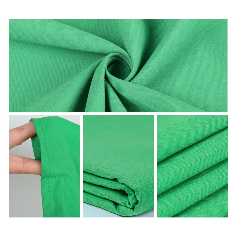 Green screen Photography Backdrops Green/White/Black/Blue/Grey Muslin Polyester-cotton Professional Background for Photo Studio