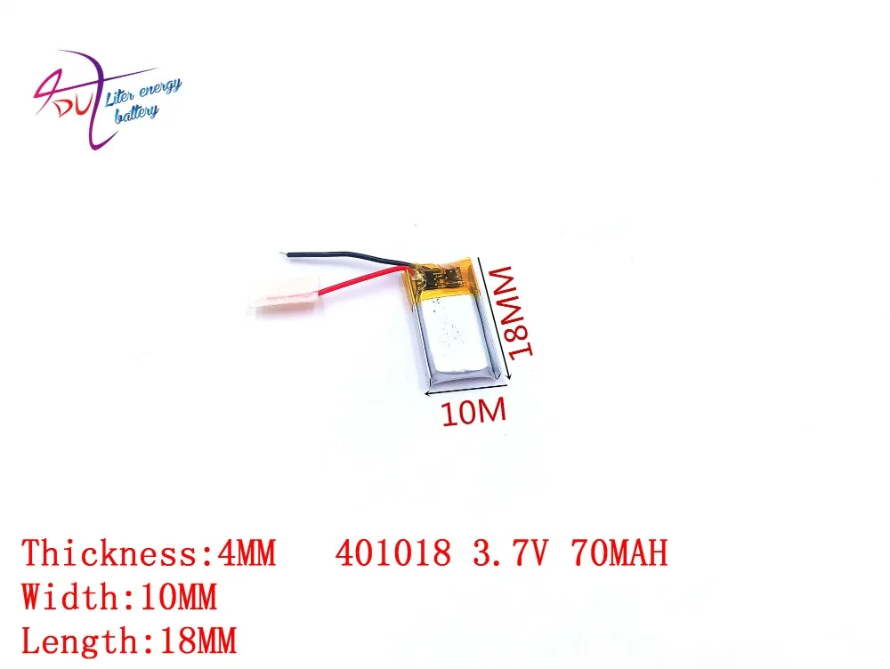 Лучший Батарея бренд 1 шт. 3,7 V литиевая планшеты полимерный 381018 361020 361018 401018 70 мАч Bluetooth Батарея