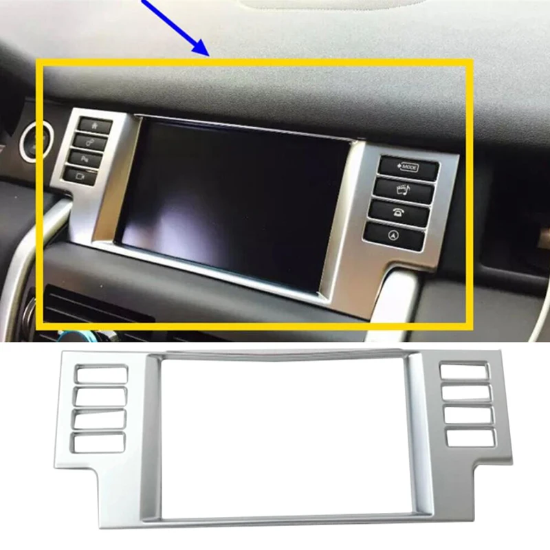 

For Land Rover Discovery Sport 2015 2016 2017 Car Styling Center Console Control Navigation Decorative Cover Frame ABS Trim
