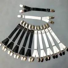 4 Подвязки для ног невесты, регулируемые металлические подвязки утконоса с зажимом, пряжки, подвязки Y типа, эластичные подвязки для ног, ремни, зажимы для пояса, чулки для бедра