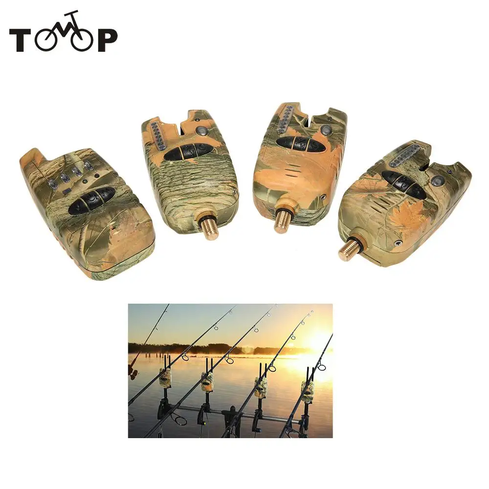 

Wireless Fishing Bite Alarm Set in Case Carp Fishing Alert Alarm Tackle Lixada 3 Fishing Bite Alarms +1 Receiver