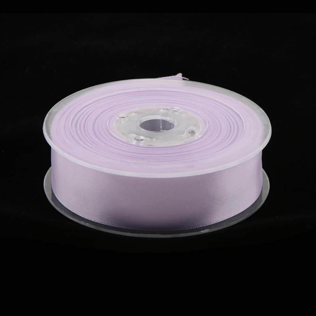20 Meters Double Sided Polyester Satin Ribbon for Wedding Party Gift Wrapping Craft 25mm 