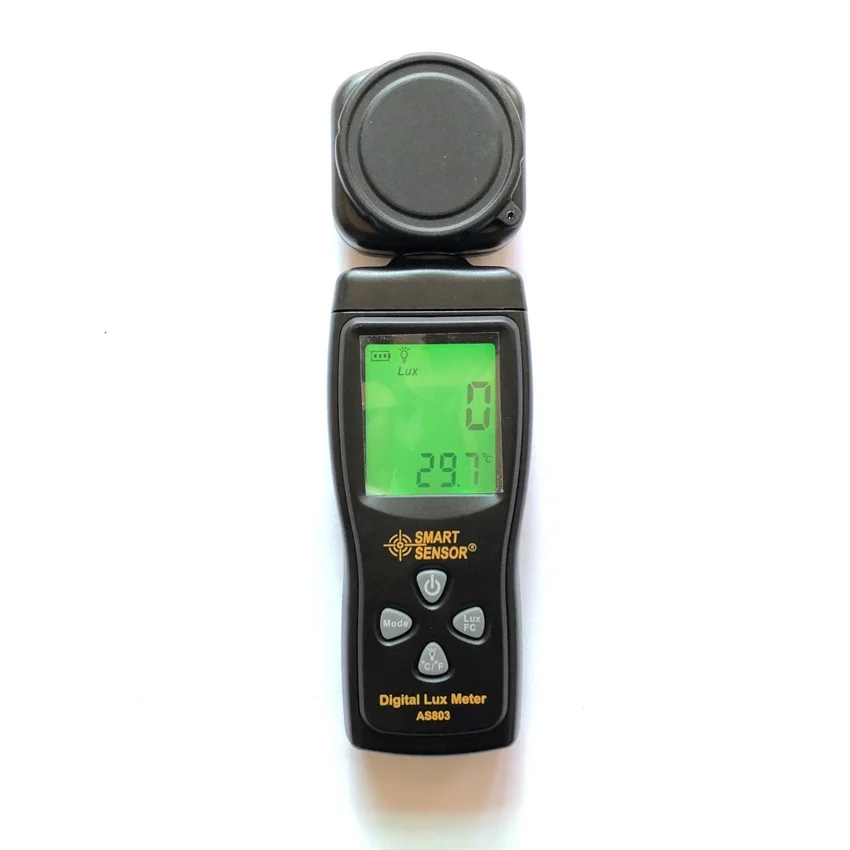 

Smart Sensor AS803 Digital photography Mini spectrometer actinomete Lux Meter light meter Luminance tester 1-200,000 Lux tools