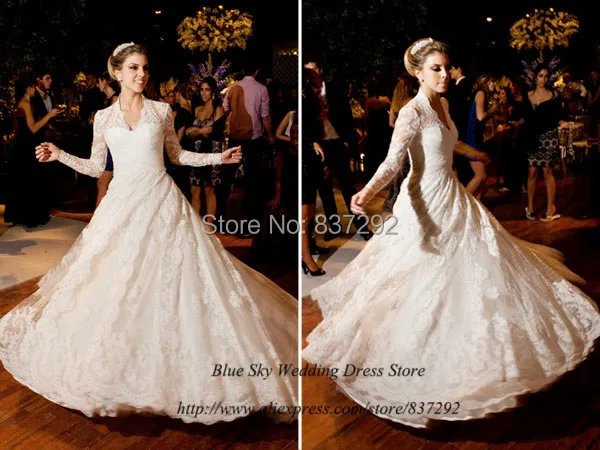 russian style wedding dress