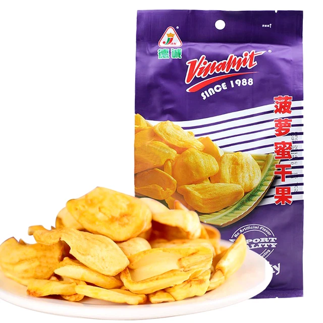 Vietnam jackfruit nuts rich nutrition delicious crispy dried fruit snacks 250g on