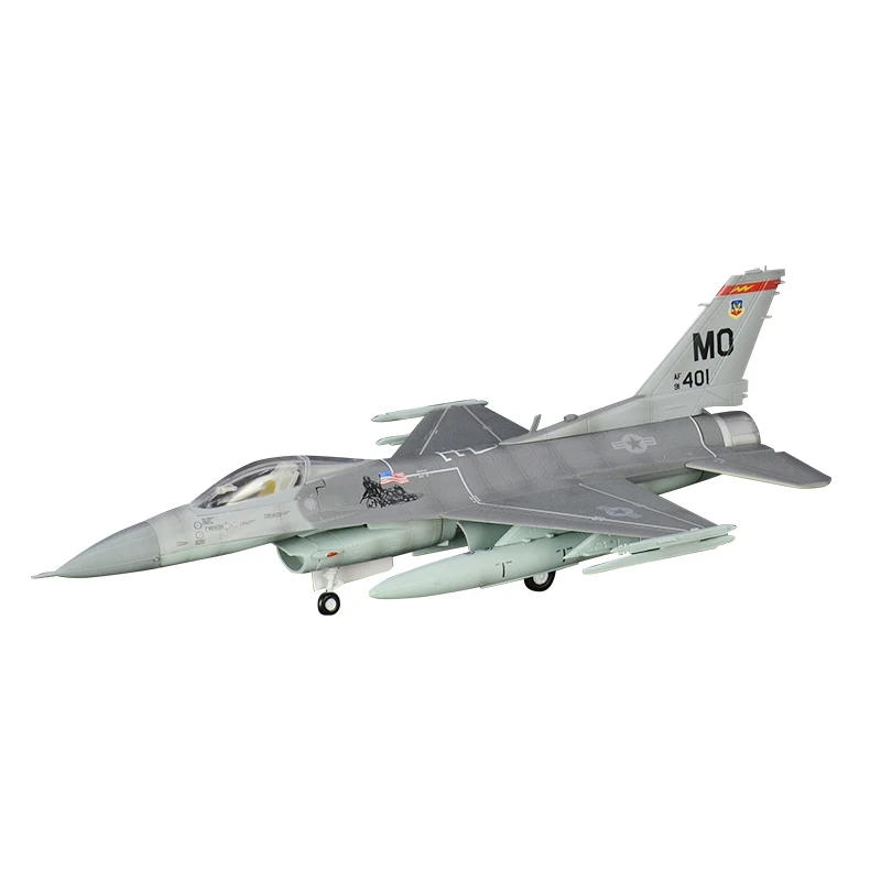 1/72 F-16C боевой самолет Falcon предварительно построенный хобби Коллекционная готовая пластиковая модель самолета