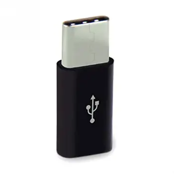 

Black ABS USB 3.1 Type C Male to Micro USB Female Adapter Converter Connector For mobile phone