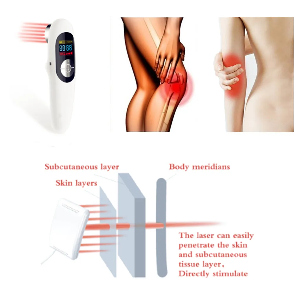 Wound Healing Pain Relief LLLT Cold Laser Medical Therapeutic Machine Laser Therapeutic Device