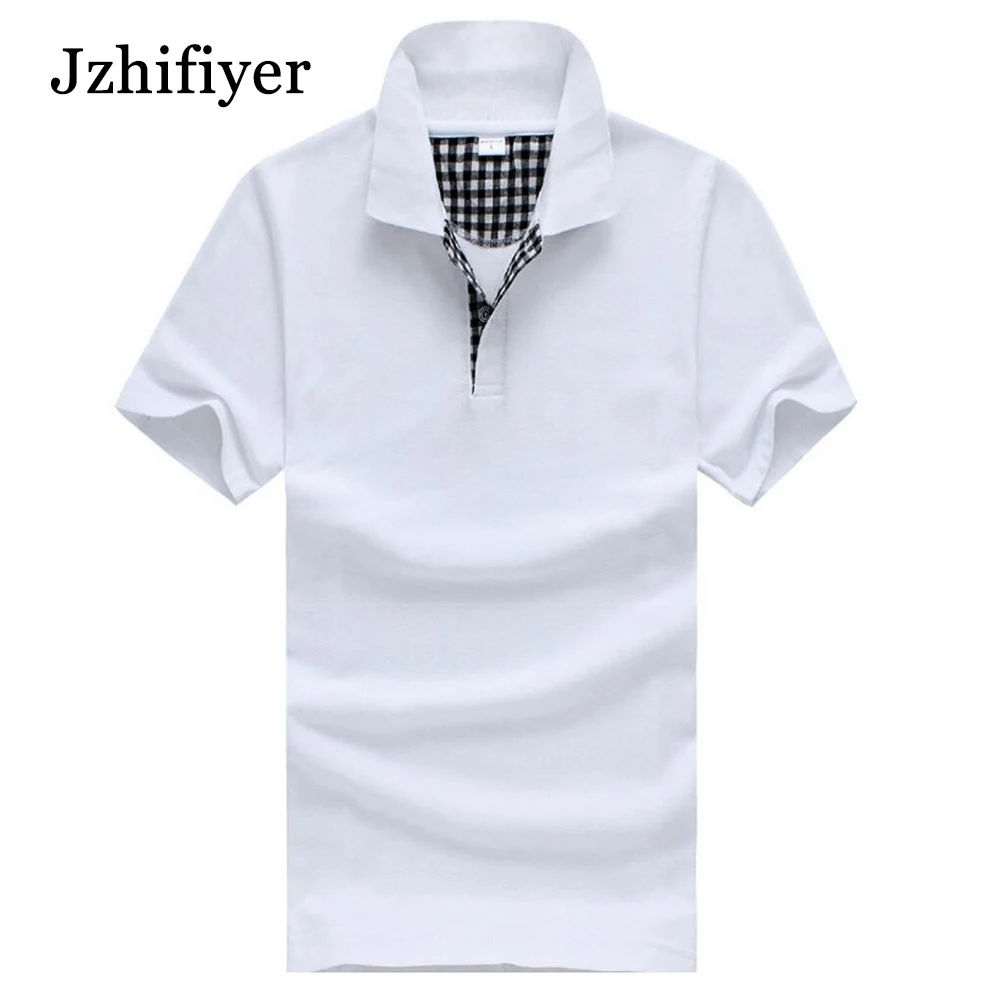 Jzhifiyer polo font b shirts b font cotton 200G eyelet solid women font b mens b