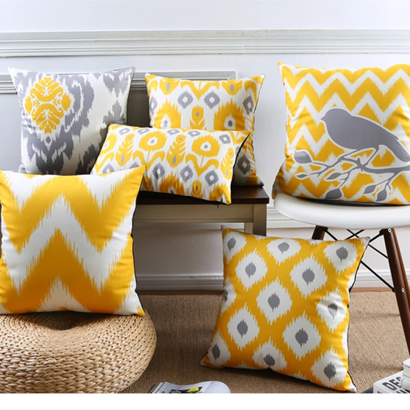 Мягкий чехол золотого цвета с геометрическим рисунком бархатная декоративная