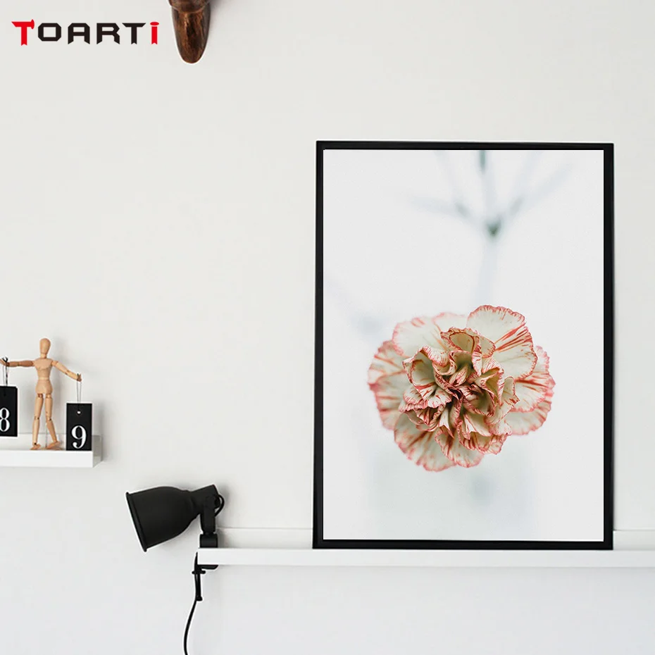 flower Carnation  pink home living room decoration (1)