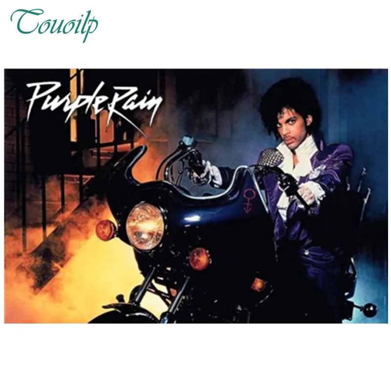 

2018 new diamond painting 5D DIY Prince purple rain needlework cross stitch Popular singers round&square diamond embroidery