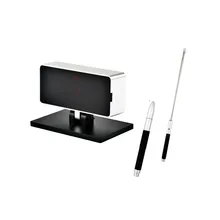 Pizarra electrónica interactiva portátil con imán infrarrojo compatible con pantalla grande con dos bolígrafos IR pizarra blanca de calibración Manual