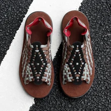 Летние сандалии для мужчин; качественные удобные мужские сандалии; Модные Дизайнерские повседневные мужские сандалии